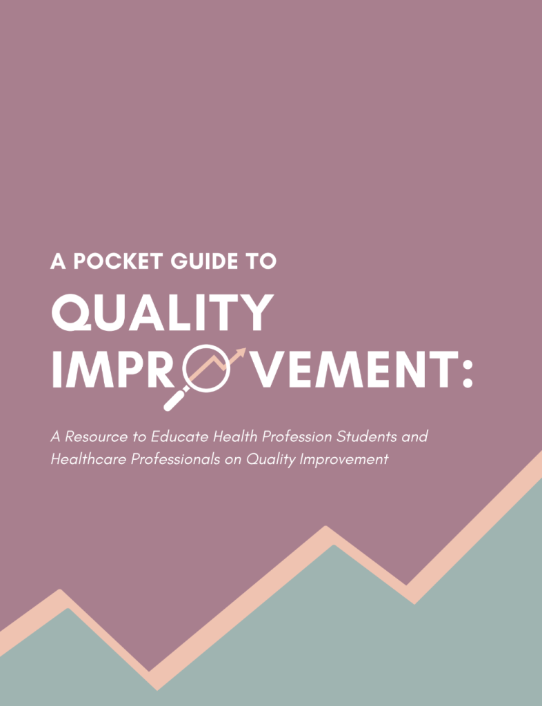Cover page of "A Pocket Guide to Quality Improvement."